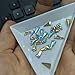 2017 New Design Nail Art Rhinestones for Nails Crystal Gems and Stones 50pcs Triangle Rhinestones AB Glass Diamond Jewelry For 3D Nails Decorations Nail Salon (4X8mm Triangle, Crystal AB)