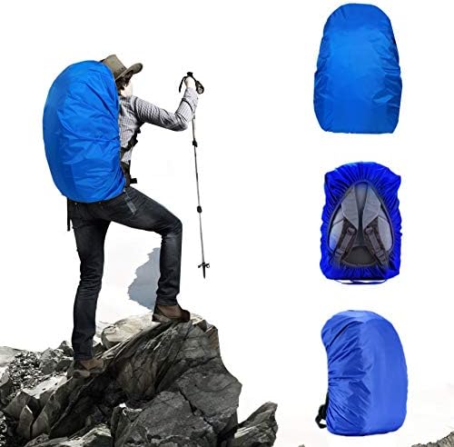 Yalkerw Waterproof Backpack Rain Cover (15-90L) for Hiking, Camping, Traveling, Cycling