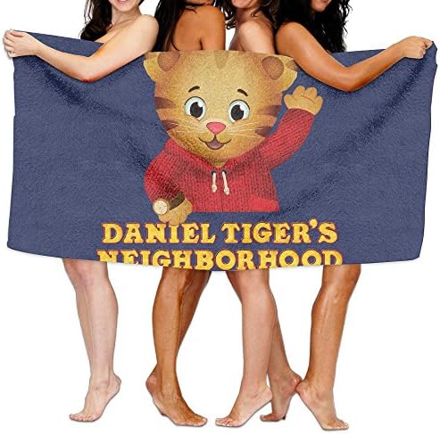Uolongqul Daniel Tiger's Neighborhood Bath Towel Vibrant Beach/Bath/Pool Towel 51.2" X 31.5"
