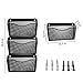Veesun 3 Pack Wall Mount Single Pocket File Holder Organizer, Black
