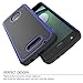 Moto Z Play Case,ANLI(TM) [Shock Absorption] Drop Protection Hybrid Dual Layer Armor Protective Case Cover for Motorola Moto Z Play Droid Deep Blue