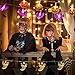 MZD8391 Halloween Decorations Lights, 4 Patterns in 1 Halloween String Lights, Pumpkin Bat Ghost Spider 20 LED Fairy Lights for Indoor/Outdoor Halloween Party Decoration (Battery Operated)