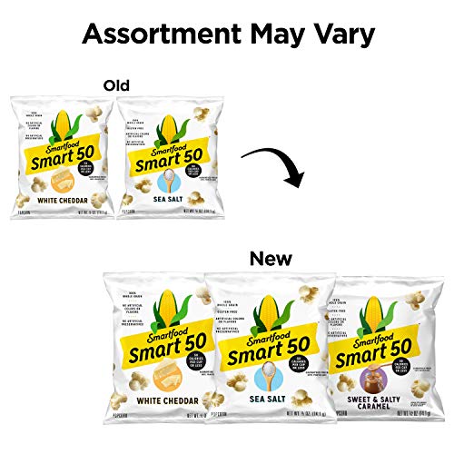 Smart50 Popcorn Variety Pack,Gluten Free Popcorn, 50 calories per cup
