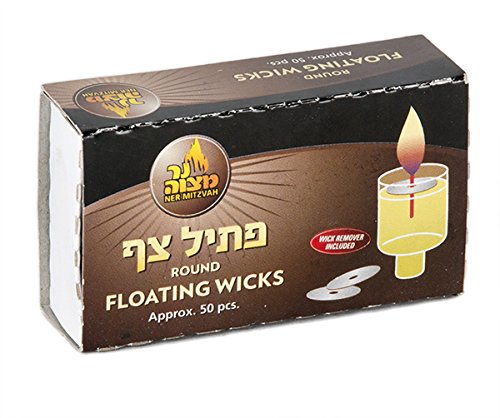 Round floating wicks - approx. 50 pcs. - 1 pack