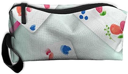 June Calendar Cosmetic Bags Brush Pouch Makeup Bag Zipper Wallet Hangbag Pen Organizer Carry Case Wristlet Holder