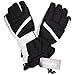 Simplicity Women's Waterproof 3M Thinsulate Winter Ski Gloves,Black White,M