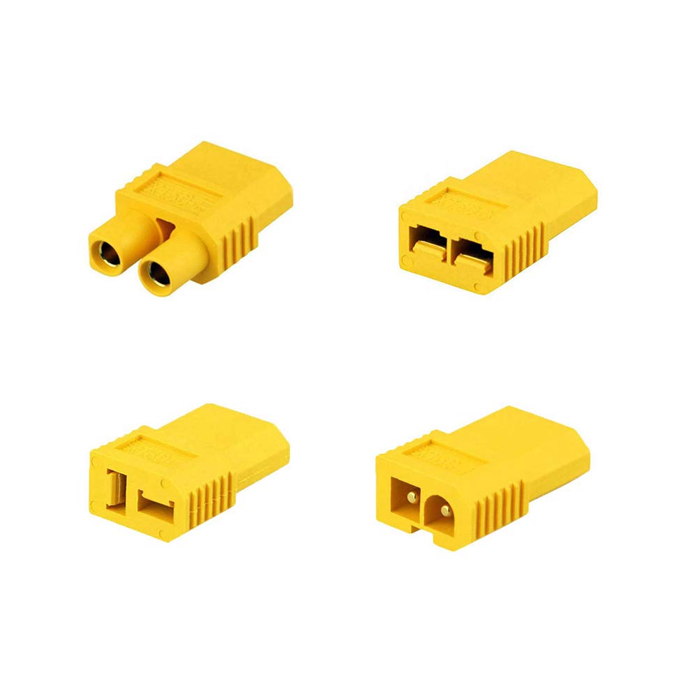 Youme AMASS XT60 Male to Deans T connector EC3 Traxxas Big Tamiya Plug Female Converter Adapter For RC Lipo Battery