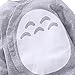 Unisex Baby Totoro Long Sleeve Romper with Hat 2-PC Set Grey