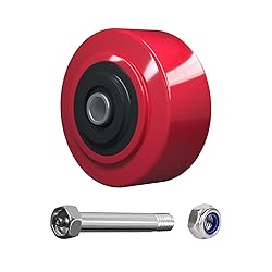 LONGRUNFORU 4 Inch Caster Wheels, Polyurethane on