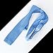 Dan Smith Royal Blue Skinny Knit Neckwear For Mens Flat-End Slim Knit Neckties Blue Silk Blend DAO3E01I Plain