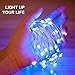 Sunnest Waterproof String Lights Outdoor, 16ft 50 LEDs Fairy Lights Battery Operated 16 Colors String Lights with Remote Control LED Lights for Bedroom, Corridor, Patio, Garden, Yard