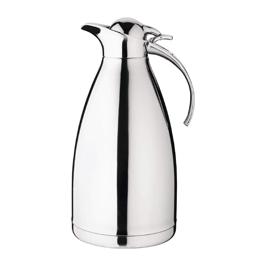 Olympia Vacuum Jug Polished 2Ltr - Double Wall Stainless Steel Coffee, Tea, Hot Drinks Carafe DL169