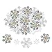 Christmas Snowflake Confetti Decoration(300pcs),Konsait Large Shimmer Snowflakes Cake Table Confetti for Xmas Party Decor Accessories winter wedding happy new year Arts Crafts party Decoration