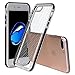 SHANSHUI Apple iPhone 7 Plus Crystal Clear Ultra Thin Extra Lighten Hybrid Protective [Shock-Absorption] [Anti-Scratch] Bumper Soft TPU Cover Case for iPhone 7 PLUS, 5.5 Inch - Black