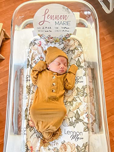 Birth Stat Sign Personalized for Newborn Baby, Scarlett James Design, Crib & Nursery Decor, Photography Prop, Baby Shower Gifts, Gender Reveal, Pregnancy Announcement, Hickory Hollow Designs