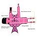 Queenmore Dog Life Jacket Ripstop Shark Dog Safety Vest Adjustable Preserver with High Buoyancy and Durable Rescue Handle for Small,Medium,Large Dogs, Pink Fish Large