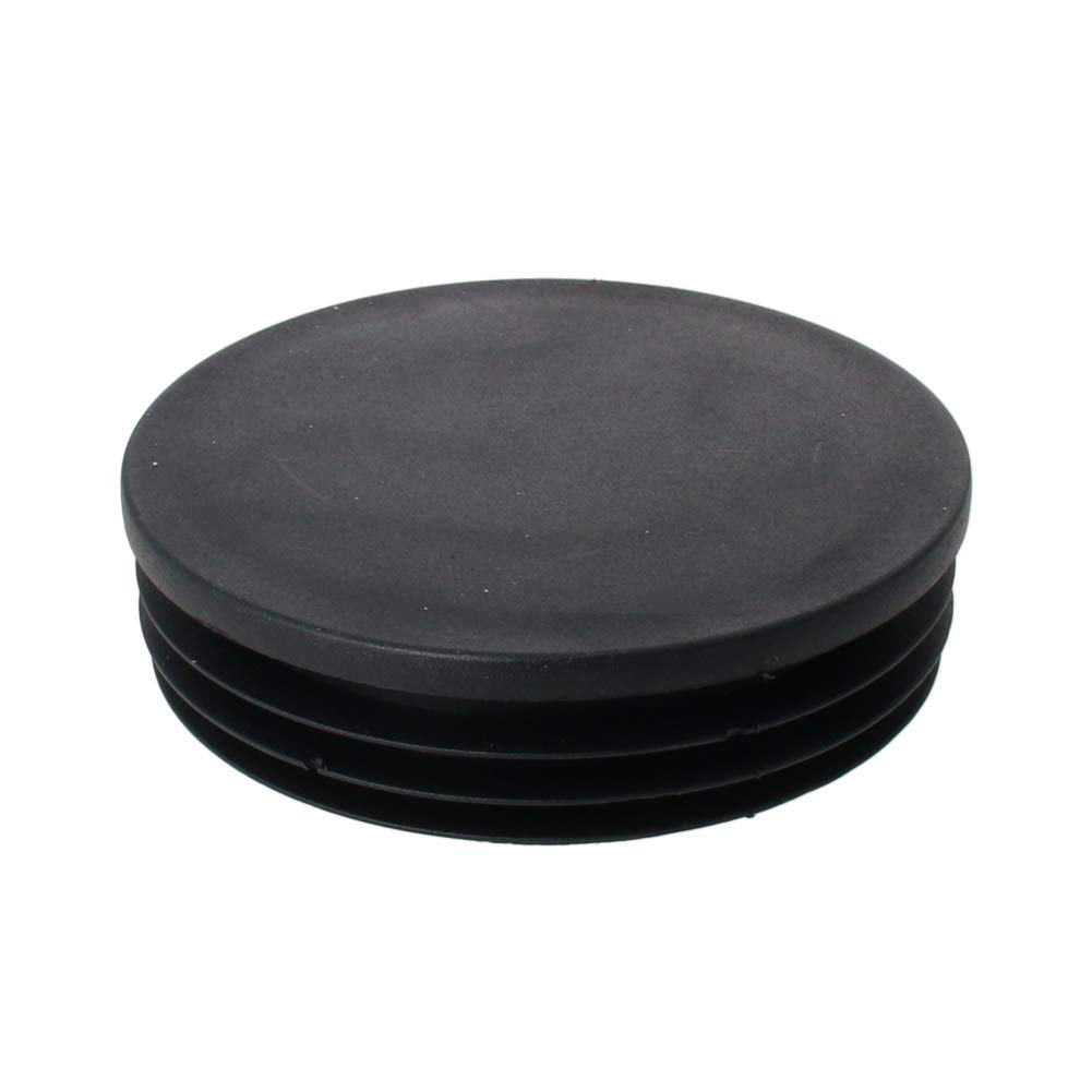 MroMax 100mm Blanking Cap, Soil Pipe Cap, Tubing Plug Post End Caps for Pipe, Drain End Pipe Black