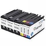 Tekmall Compatible Ink Cartridge Replacement for HP 951XL  ( Black, Cyan, Yellow, Magenta , 6 pk )