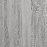 vidaXL Engineered Wood Aquarium Stand Sonoma Grey with Storage view 7