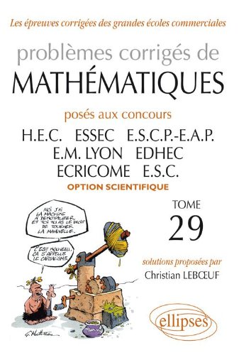 Problèmes corrigés de mathématiques