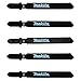 Makita 5 Piece - T Shank Metal Jigsaw Blades For Jig Saws - Fast & Straight Cuts For Metal & Aluminum - 2