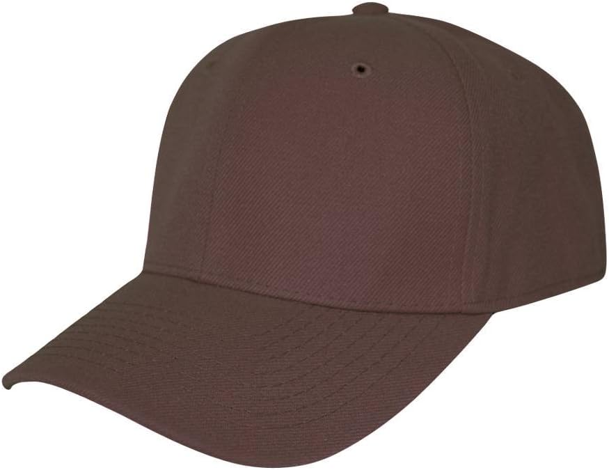 Blank Fitted Curved Cap Hat