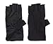 JURUAA Breathable Cool UV Lightweight Fingerless Gloves Driving Fingerless Gloves Black