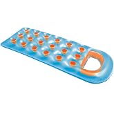 Intex Suntanner 18 Pocket Swimming Pool Beach Lounge Floating Raft with Pillow