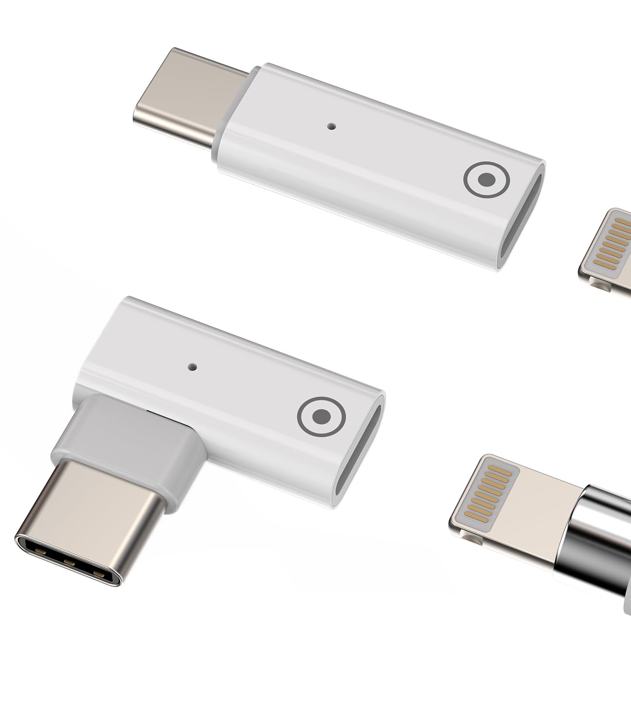 Lightning Female to USB C Male Adapter(2 Pack) for Apple Pencil 1st Generation Compatible for Ipad Type C Dongle Ipencil Charger Accessories Pen Charging Adapter Connector Thunderbolt 4 Converter