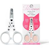 Necoichi Purrcision Stainless Steel Cat Nail Clipper, Made in Japan (White)