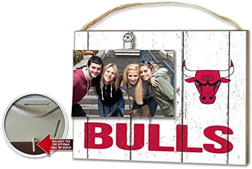 KH Sports Chicago Bulls Clip It Weathered Logo Photo Frame