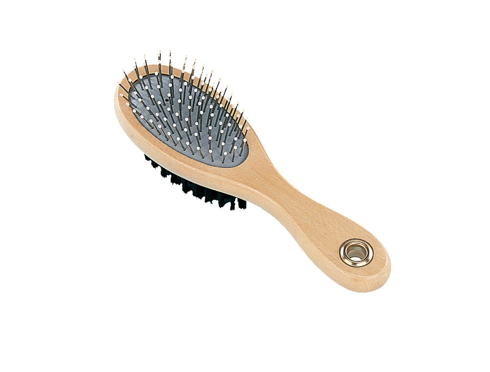 Nobby Double Nature Line Dog Brush, Small