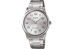 Casio #MTP-V001D-7B Men's Standard Stainless Steel Easy Reader Silver Dial Watch