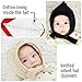 HappyTree Baby Pixie Hat Bonnet Warm Knit Infant Toddler Winter Hat Cotton Lined Beanie Cap, Peach