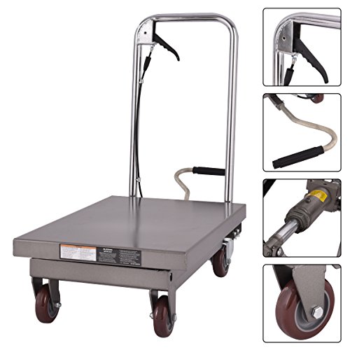2 Goplus+Hydraulic+Scissor+Lift+Cart