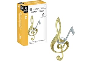 BePuzzled |Harmony Hanayama Metal Brainteaser Puzzle Mensa Rated Level 2, for Ages 12 and Up