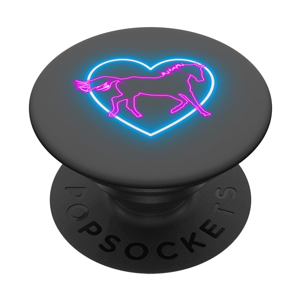 A heart for horses Rider Rider Horse with love for horses PopSockets Swappable PopGrip