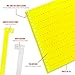 100 WristCo Neon Yellow Plastic Wristbands - Wristbands for Events
