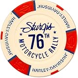 Sturgis Harley-Davidson 2016 76th Motorcycle Rally Poker Chip