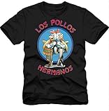 Breaking Bad Men's Los Pollos Hermanos T-Shirt, Black, Large