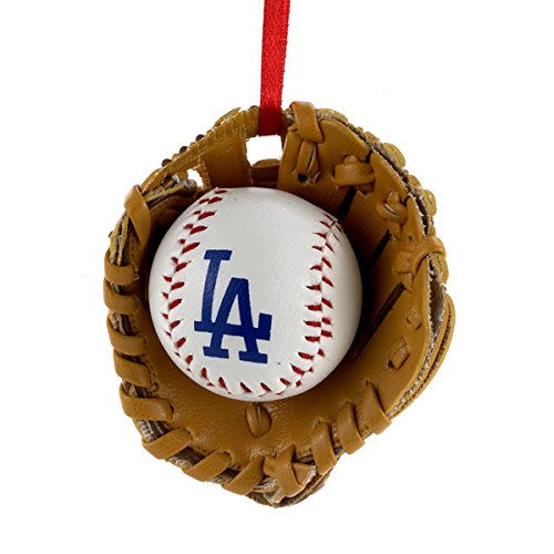 Los Angeles Dodgers Ball and Glove Christmas Ornament