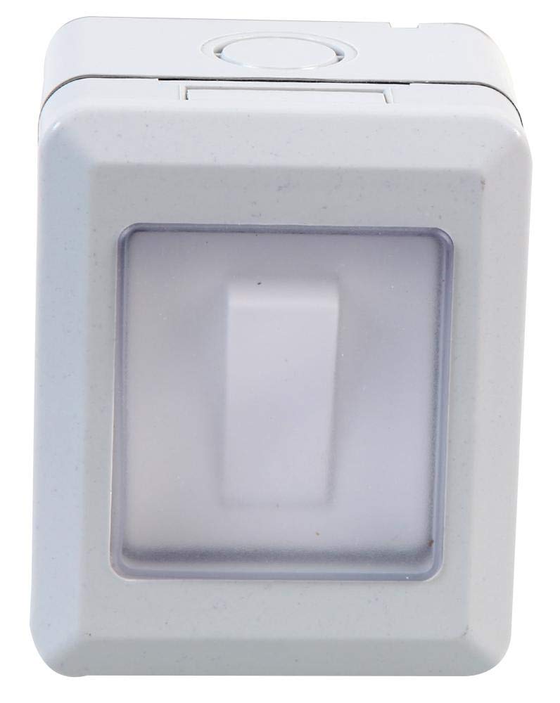 Pro Elec PEL00888 1-Gang 2-Way Weatherproof Switch, IP55