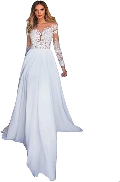 sexy sheer wedding dress