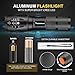 Ultra-Bright Flashlights, 2000 Lumens XML-T6 LED Tactical Flashlight, Zoomable Adjustable Focus, IP65 Water-Resistant, Portable, 5 Light Modes for Indoor and Outdoor,Camping,Emergency,Hiking (2 Pack)