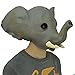 Deluxe Novelty Latex Rubber Creepy Elephant Mask Halloween Party Costume Decorations One Size