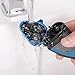 Max-T Electric Razor for Men Cordless,USB Charger Rotary Electric Shaver with Pop Up Trimmer Ipx7 100% Waterproof Wet & Dry Electric Shaver Blue