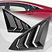 S SIZVER Side Window Louvers Scoop Cover Vent for 2016-2018 Honda Civic Sedan