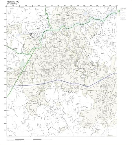 Hickory Nc Zip Code Map Zip Code Wall Map Of Hickory, Nc Zip Code Map Laminated: Amazon.com: Office  Products