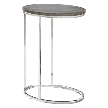 Indoor Multi Function Accent Table Study Computer Desk Bedroom Living Room Modern Style End Table Sofa Side Table Coffee Table Oval Accents