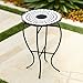 Black and White Mosaic Outdoor Accent Table